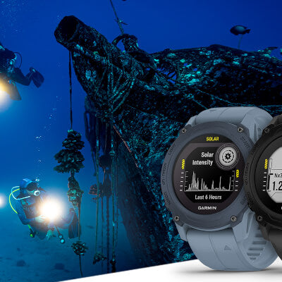 Descent G1 joins Garmin’s popular dive computer series featuring new rugged design and optional solar charging