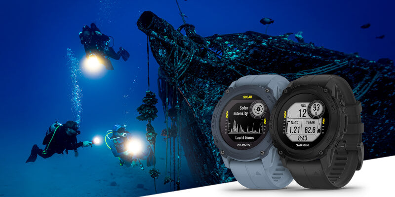 Descent G1 joins Garmin’s popular dive computer series featuring new rugged design and optional solar charging