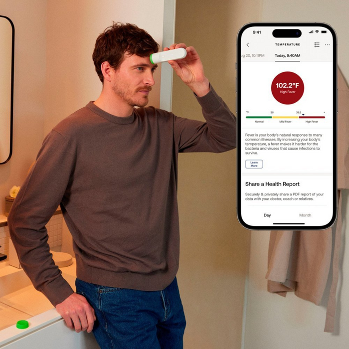 Withings - Thermo Smart Non-Contact Thermometer - White