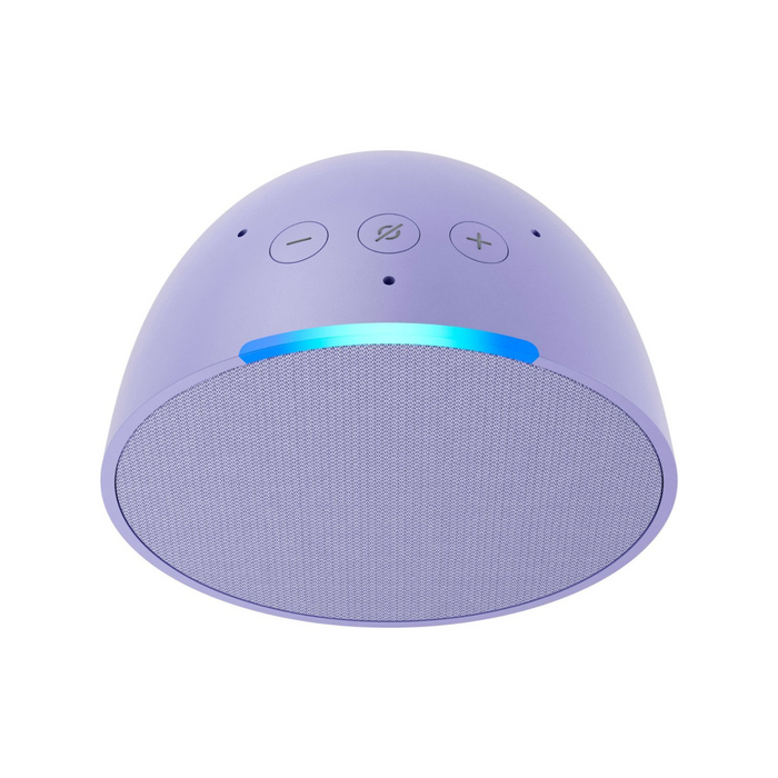 Amazon - Echo Pop (1st Generation) Smart Speaker with Alexa - Lavender Bloom