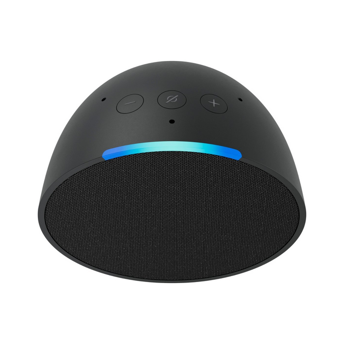 Amazon - Echo Pop (1st Generation) Smart Speaker with Alexa - Charcoal