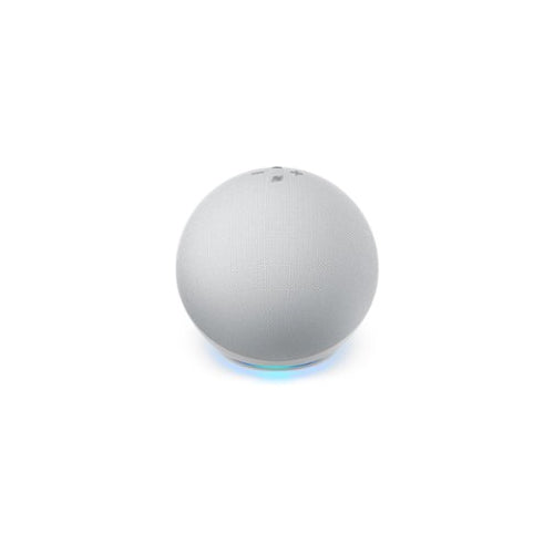 Amazon - Echo (4th Gen) With premium sound, smart home hub, and Alexa - Glacier White - Front_Zoom