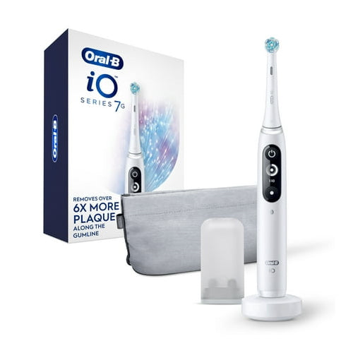 Oral-B iO Series 7G Electric Toothbrush with 1 Brush Head  White Alabster