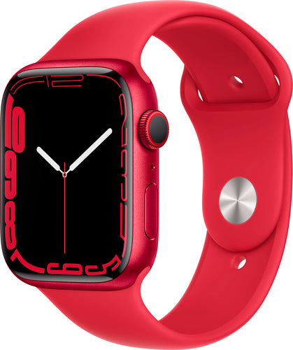 Apple Watch Series 7 45mm Red Aluminum Case with Red Sport Band MKN93LL/A