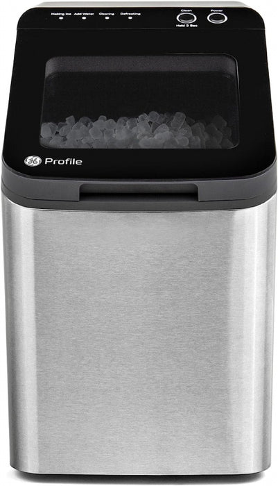 GE Profile Opal 1.0 Nugget Ice Maker| Countertop Pebble Ice Maker | Portable Ice Machine Makes up to 34 lbs. of Ice Per Day | Stainless Steel Finish