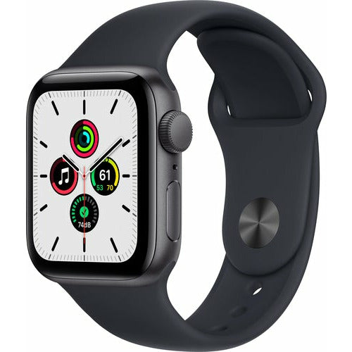 Apple Watch SE (GPS) 40mm Space Gray Aluminum Case with Sport Band - Space Gray