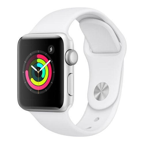 Apple Watch Series 3 GPS Silver - 38mm - White Sport Band