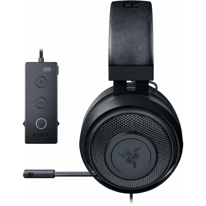 Razer - Kraken Tournament Edition Wired Stereo Gaming Over-the-Ear Headphones for PC, Mac, Xbox One, Switch, PS4, Mobile Devices - Black