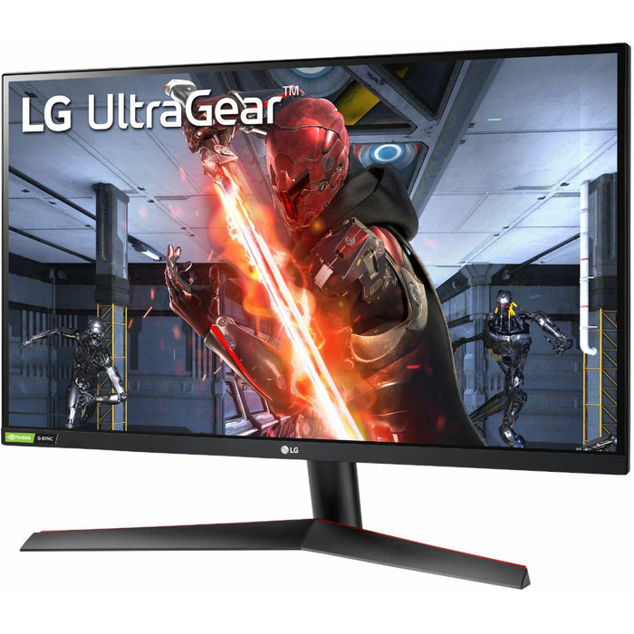 LG - 27” UltraGear QHD IPS Gaming Monitor with G-SYNC Compatibility - Black
