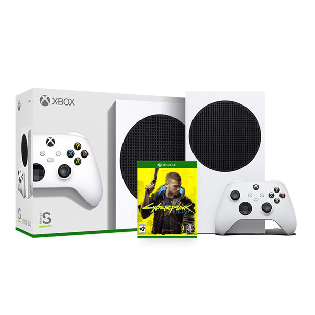 New Xbox 512GB SSD Console - White Xbox Console and Wireless Controller with CYBERPUNK 2077 Full Game