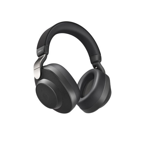 Jabra - Elite 85h Wireless Noise Canceling Over-the-Ear Headphones - Titanium Black