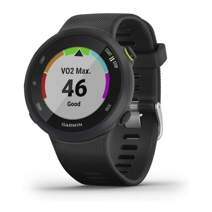 Garmin Forerunner 45S GPS Running Watch with Coach Free Training Plan Support (Black, 39mm)