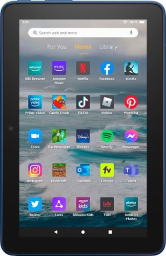 Fire 7 tablet, 7 display, 16 GB, 10 hours battery life, (2022 release), Denim
