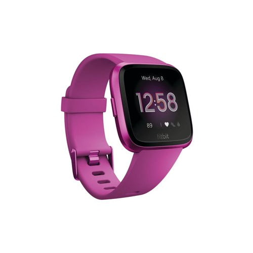 Fitbit - Versa Lite Edition Smartwatch - Mulberry