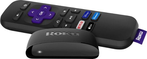 Roku - Express (2022 Model) HD Streaming Media Player with Simple Remote, High-Speed HDMI Cable and Fast Wi-Fi - Black