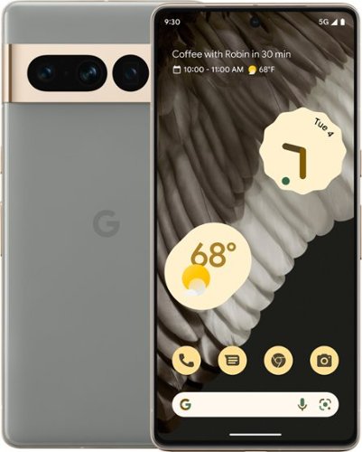 Google Pixel 7 Pro - 5G Android Phone - Unlocked Smartphone with Telephoto Lens, Wide Angle Lens, and 24-Hour Battery - 512GB - Hazel