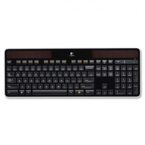 Logitech K750 2.4GHz Wireless Solar Powered Keyboard - Black