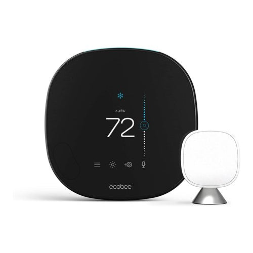 Ecobee Smart Thermostat with Voice Control Compatible with Google Assist, Alexa, and Homekit (EB-STATE5- 01)