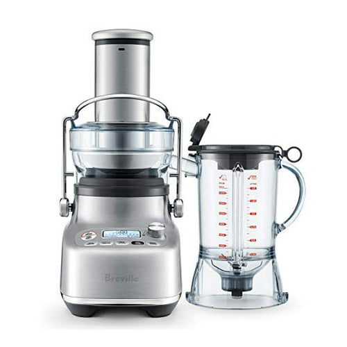 The Breville 3X Bluicer Pro, Brushed Stainless Steel Blender & Juicer in one, BJB815BSS1BU