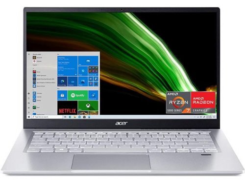 Acer Swift 3 Thin & Light Laptop 14' Full HD IPS 100% sRGB Display AMD Ryzen 7 5700U Octa-Core Processor 8GB LPDDR4X 512GB NVMe SSD WiFi.