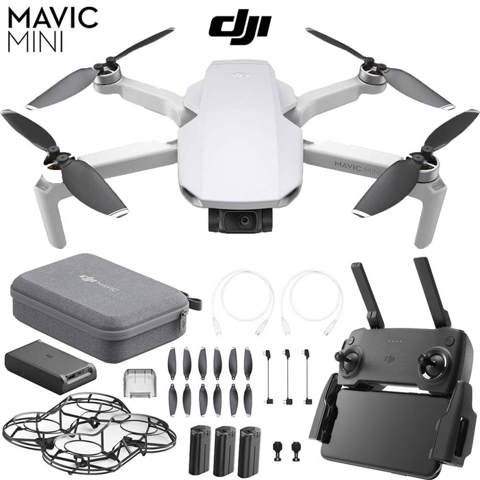 DJI - Mavic Mini Fly More Combo Quadcopter with Remote Controller - Gray